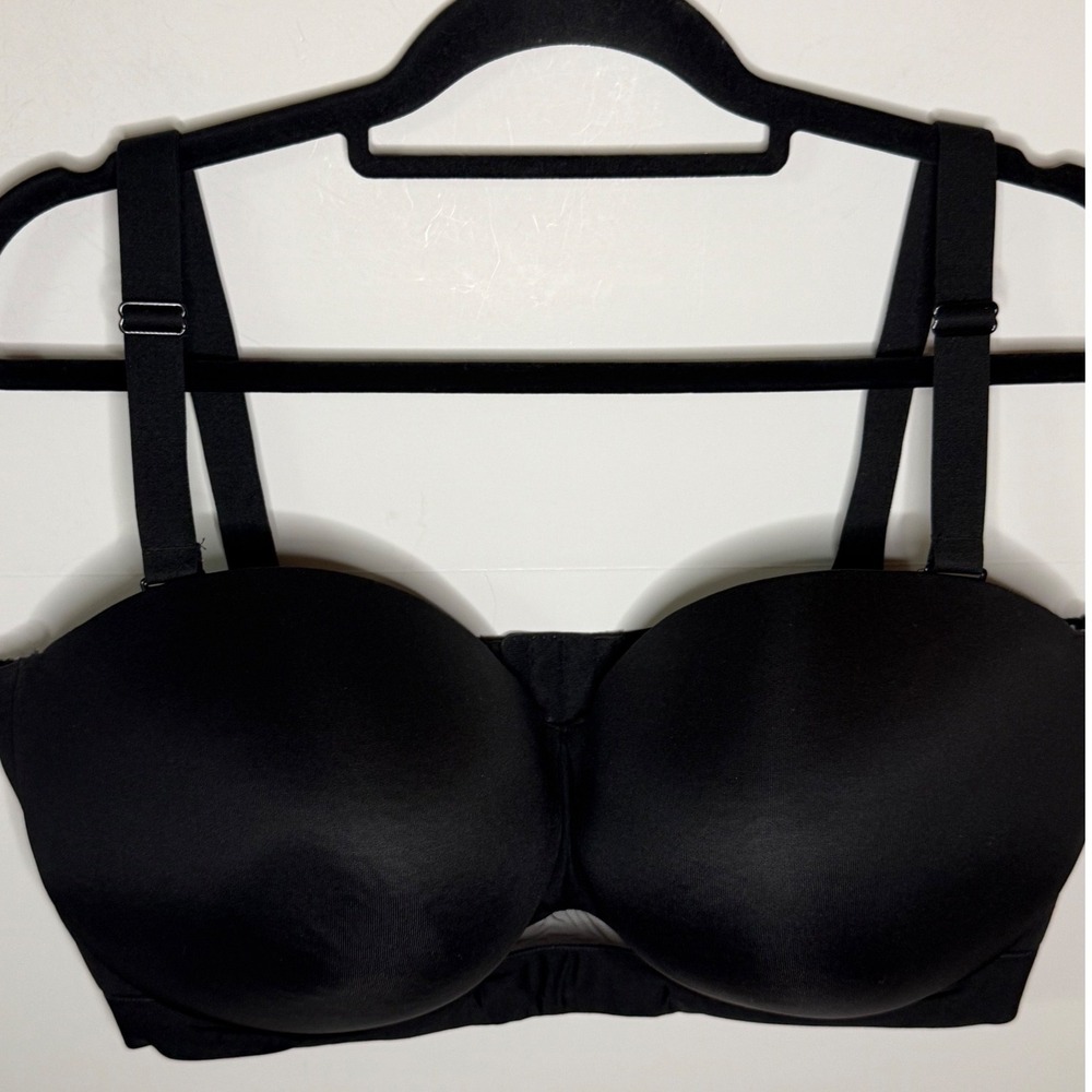 Cacique Comfort Bliss Strapless Multi-Way Bra Black 42H 1133242 A83578 Fast Ship